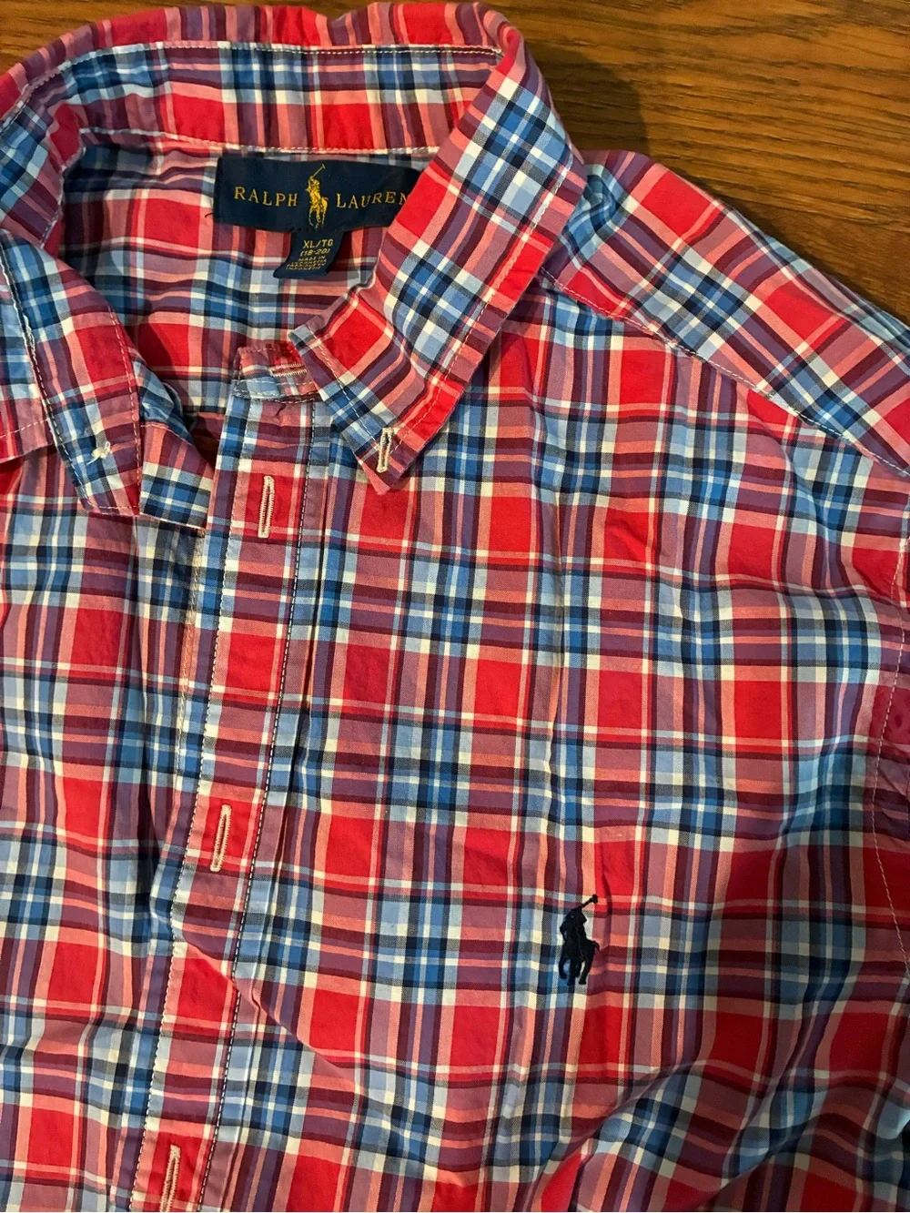 Ralph Lauren Boys Button Down Shirt Size XL 18/20